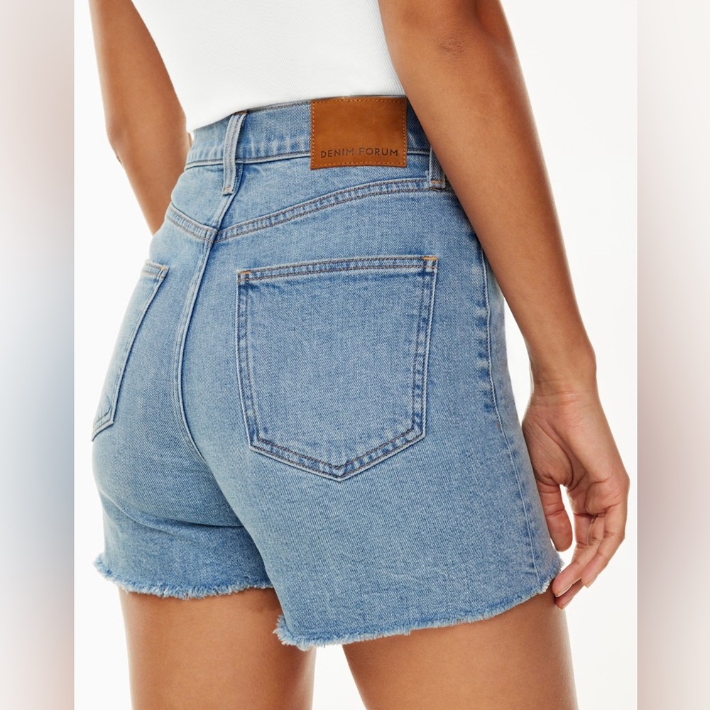 Denim Forum Organic Cotton The 50s Arlo Hi Mid-Thigh Short Size 24